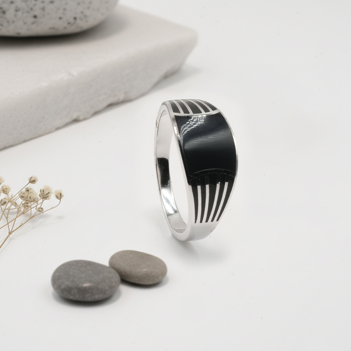 EXCLUSIVE 925 MEN'S RING - SIZE 22 - Image 2