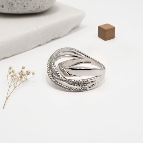 EXCLUSIVE PREMIUM 925 SILVER WOMEN'S RING - SIZE 16