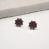 PREMIUM 925 SILVER BLUSH STAR MOP STUDS