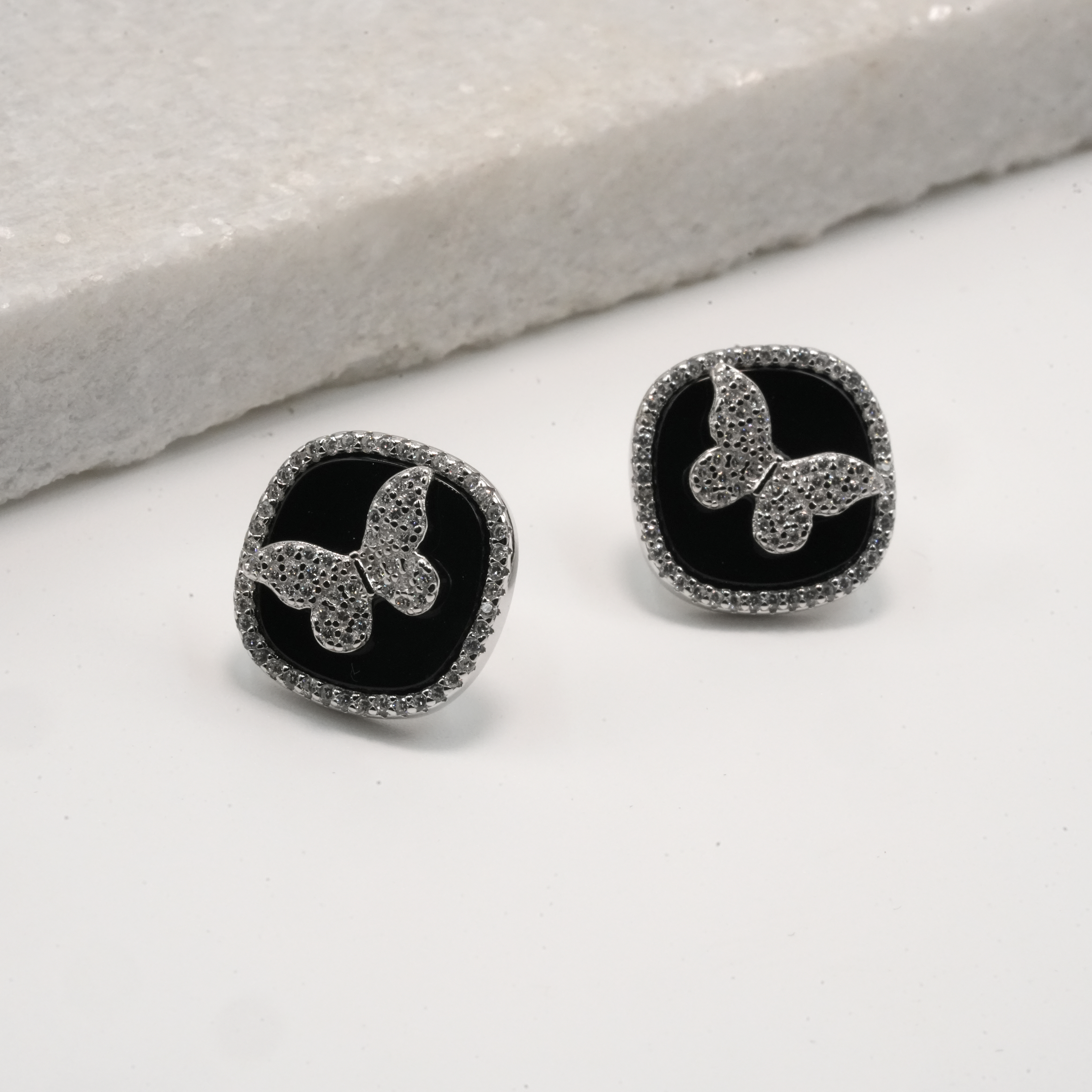 PREMIUM EXCLUSIVE 925 SILVER BUTTERFLY PENDANT SET - Image 2