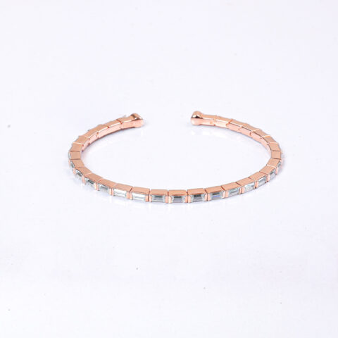 PREMIUM 925 SILVER EXCLUSIVE ROSE GOLD POLISH BRACELETE