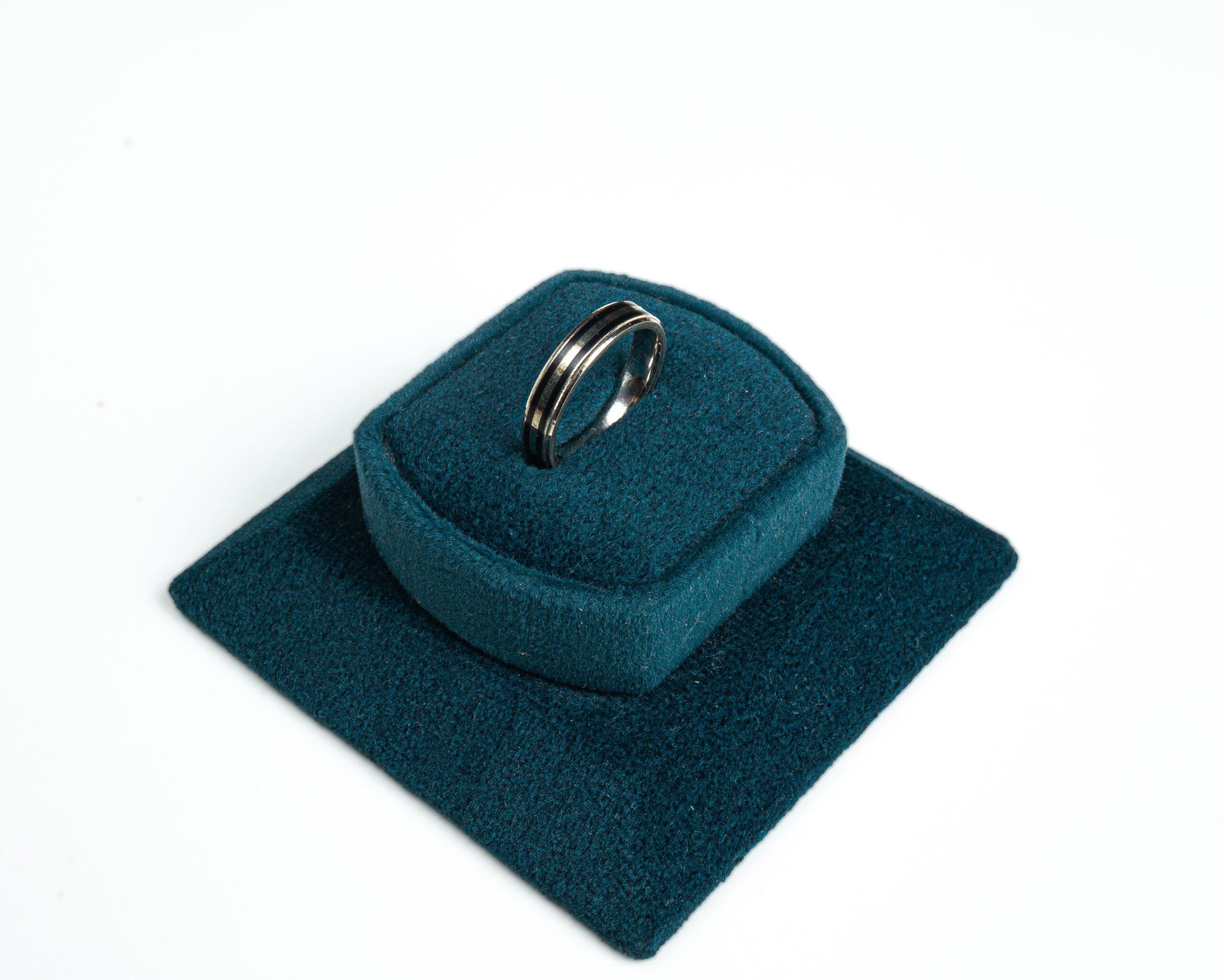 PREMIUM 925 SILVER BLACK INAMAL BAND RING - SIZE 20 - Image 2