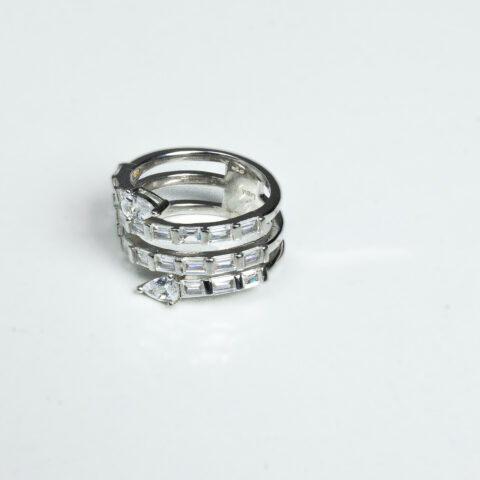 PREMIUM 925 SILVER BUGGATE RING - SIZE -12