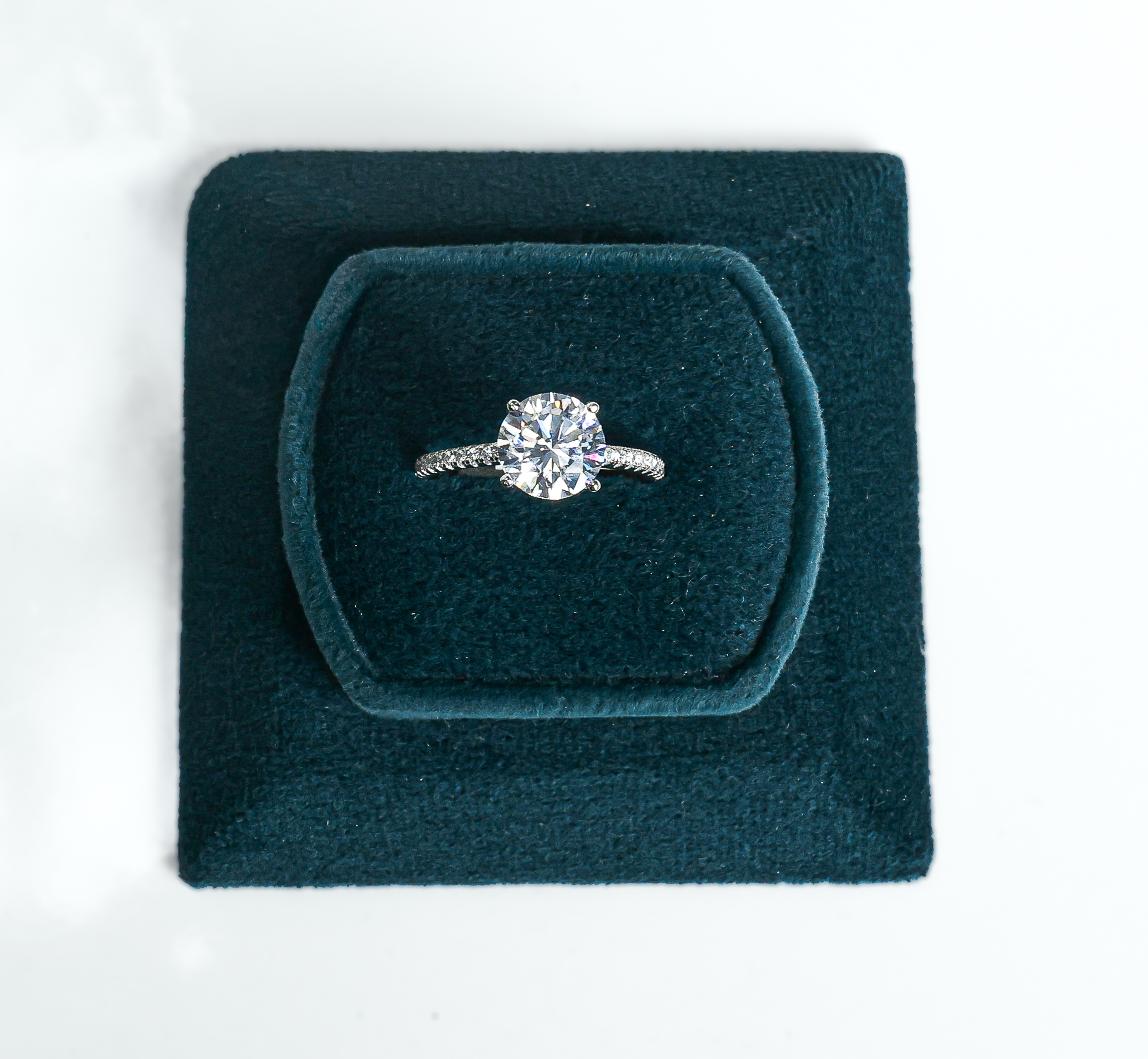 PREMIUM 925 SILVER SOLITARE RING - SIZE - 17 - Image 2