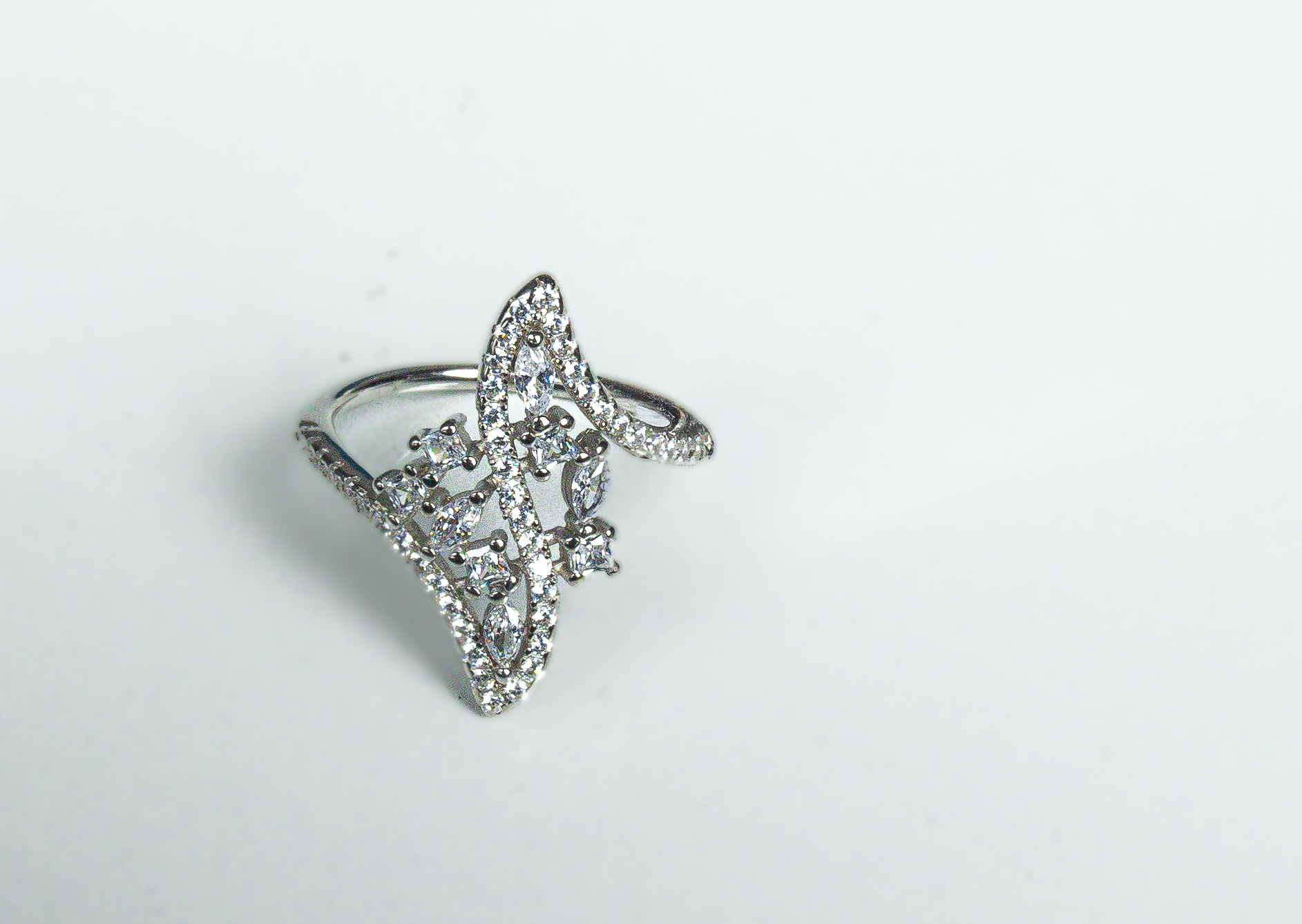 PREMIUM 925 SILVER MINIMAL RING SIZE - 17