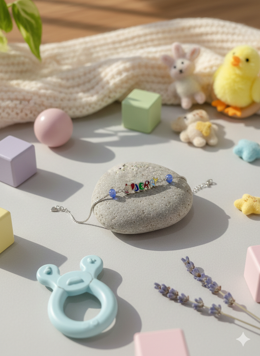 PREMIUM 925 SILVER JERRY CUTE BABY BRACELETE - Image 3