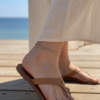 EXCLUSIVE 925 SILVER ITALY TWO TONE ANKLET