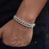PREMIUM 925 SILVER CUBAN MEN'S BRACELETE