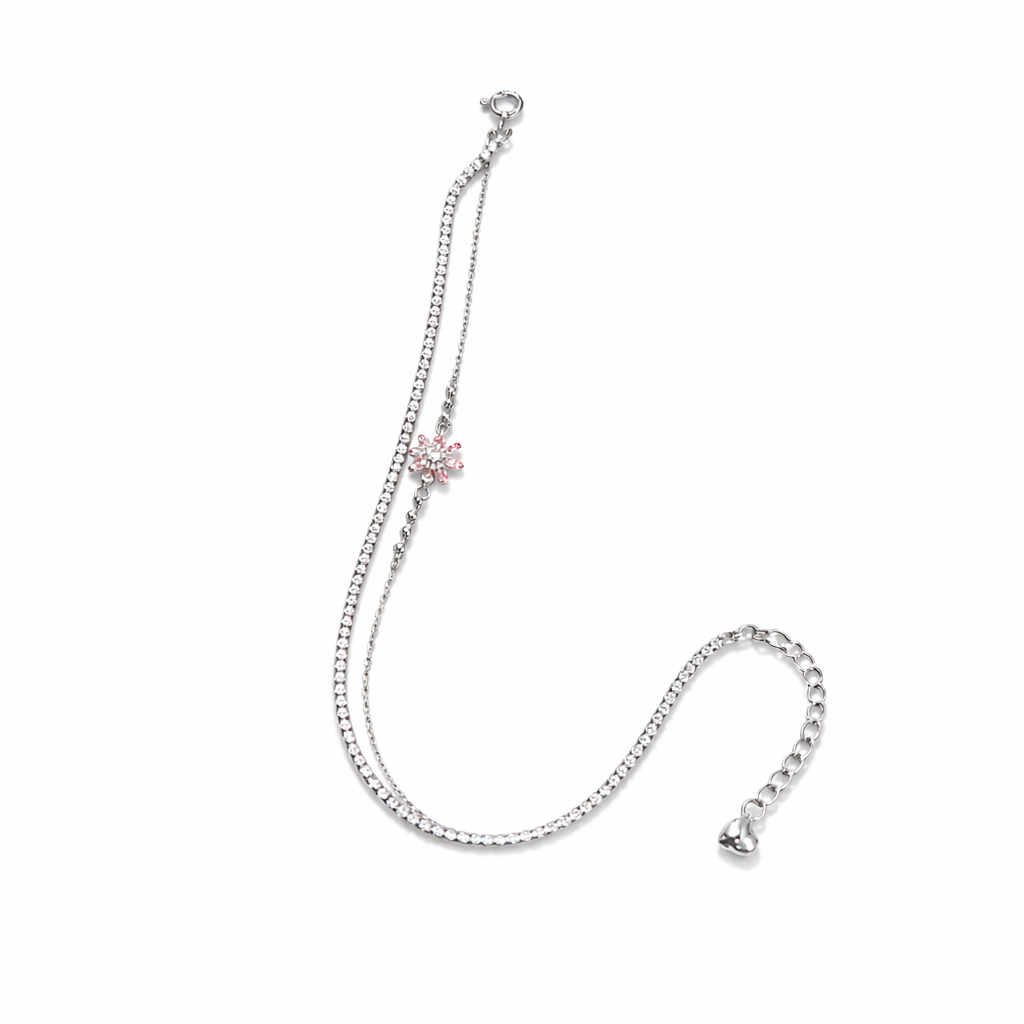 PREMIUM 925 SILVER ROSE BLOSSOM BRECELETE - Image 2