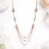 EXCLUSIVE 925 SILVER ITALIAN ROSE GOLD POLISH NECKLESS