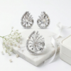 EXCLUSIVE 925 SILVER SUNBURST PENDANT SET