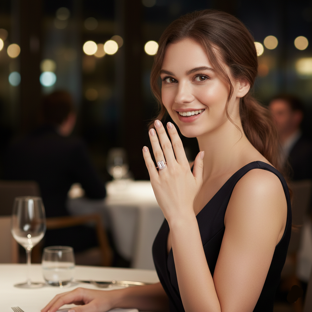 PREMIUM 925 SILVER SOLITARE ROSE GOLD POLISH - Image 7