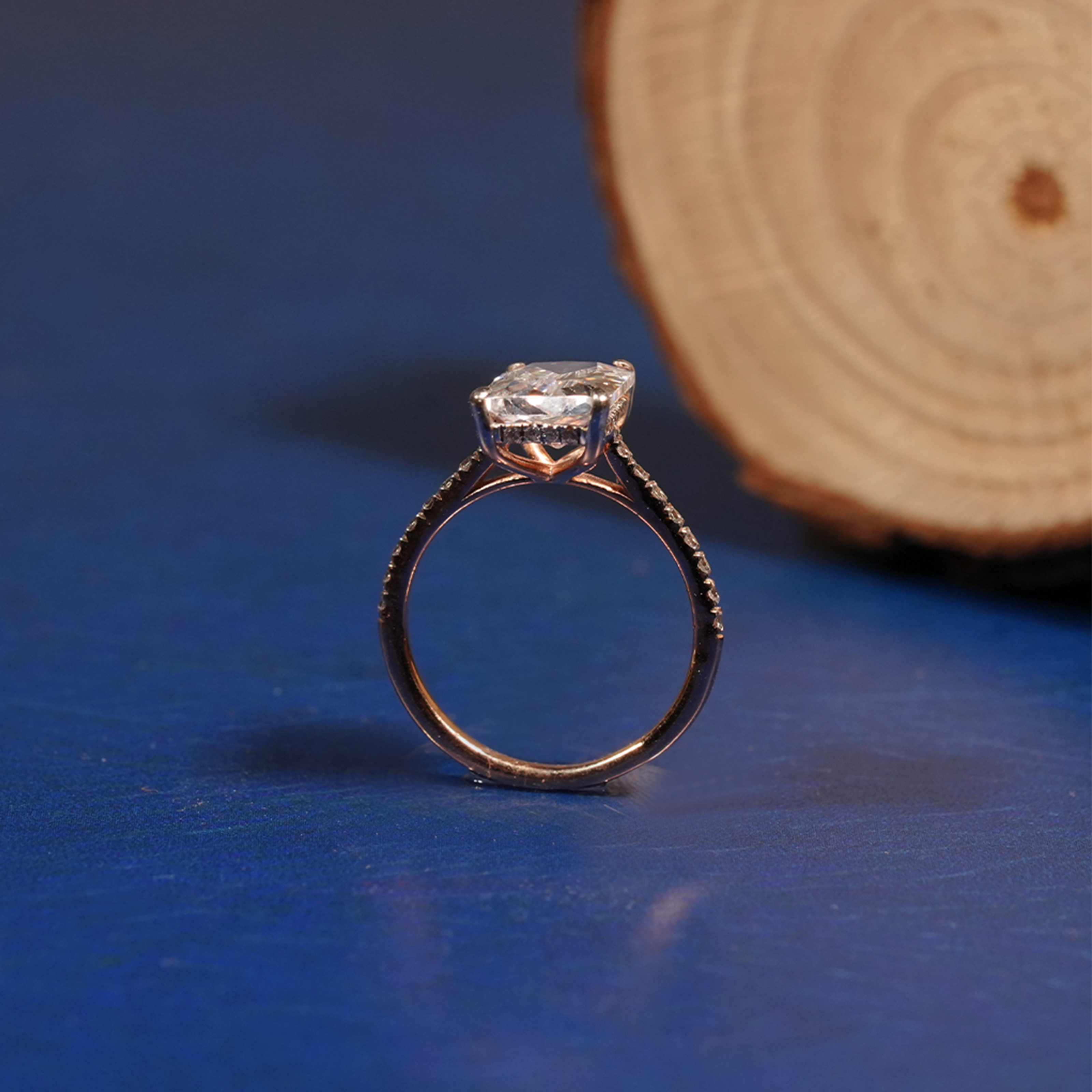 PREMIUM 925 SILVER SOLITARE ROSE GOLD POLISH - Image 4