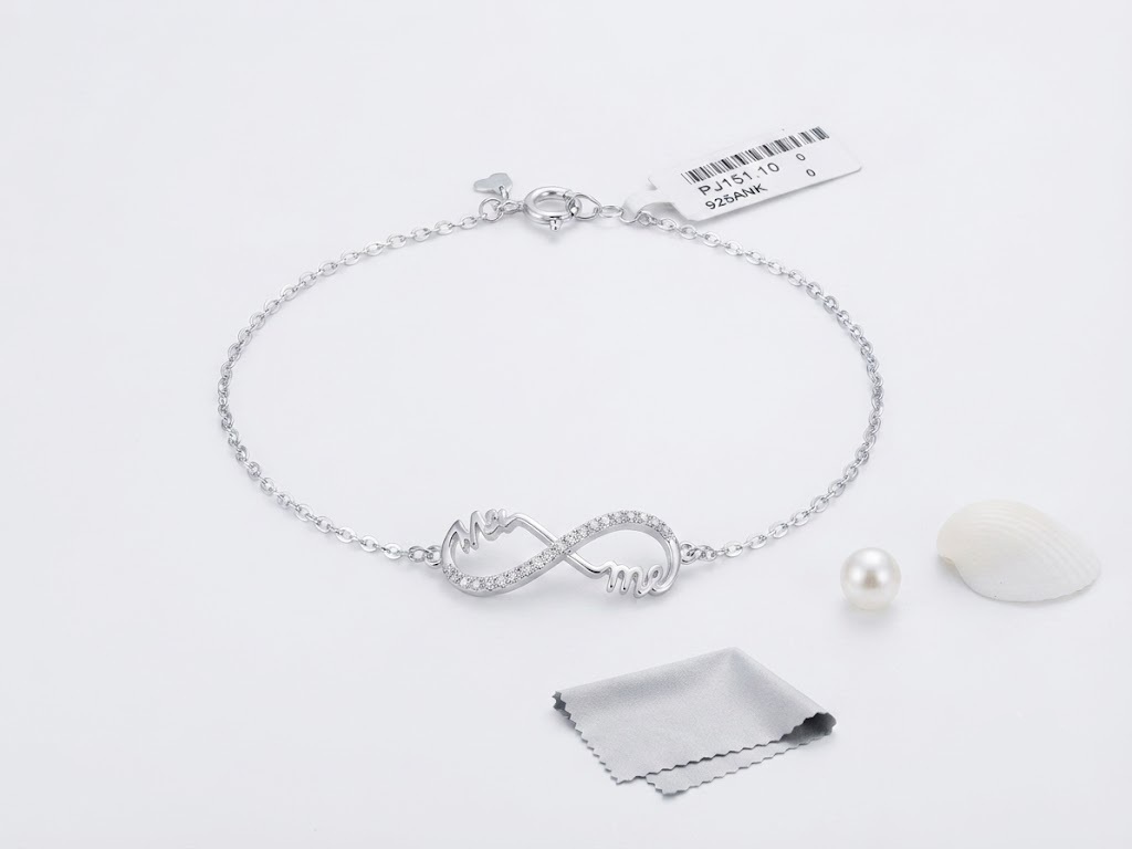 INFINITY LOVE YOU-ME SILVER ANKLET - Image 2
