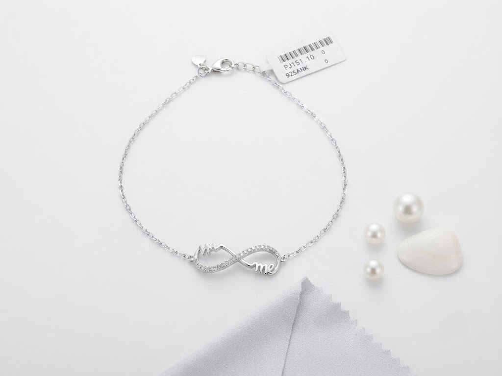 INFINITY LOVE YOU-ME SILVER ANKLET - Image 3
