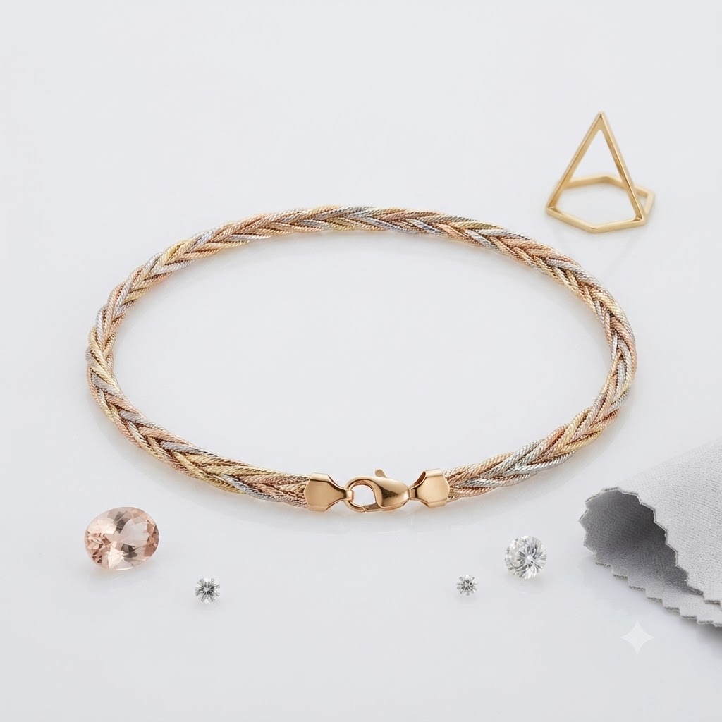 EXCLUSIVE 925 SILVER TRINITY ITALY WOMENS ANKLET - Image 3