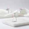 PREMIUM 925 SILVER MINIMALIST RABBIT ENAMEL BABY PENDANT SET