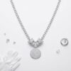 THE DUAL PANTHER PAVE SILVER NECKLESS